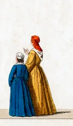 Costume de théâtre pour la pièce de Shakespeare, Henry VIII, 19e siècle