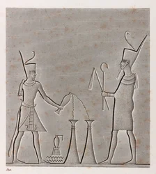 Thèbes, Karnak (gros plan)