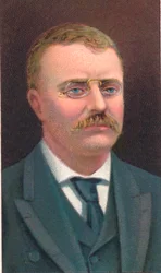 Theodore Roosevelt 1858-1919, 26ème président des États-Unis, 1906