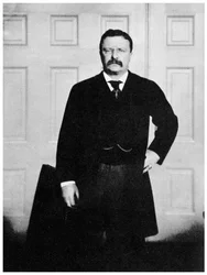 Theodore Roosevelt, 26ème président des États-Unis, vers 1900