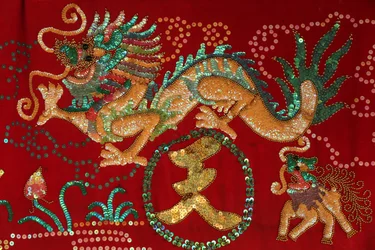 Temple taoïste Thien Hau. Dragon. Ho Chi Minh Ville, Vietnam