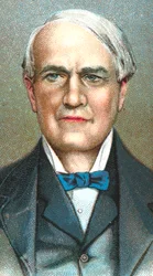 Thomas Alva Edison, inventeur américain, 1924