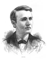 Thomas Alva Edison, inventeur américain, vers 1879