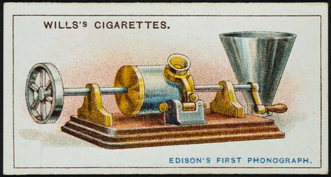 Premier phonographe de Thomas Alva Edison, 1878 1915
