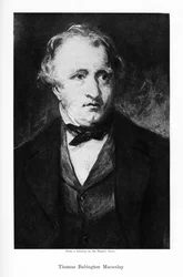 Thomas Babington, poète, historien et homme politique whig britannique, XIXe siècle