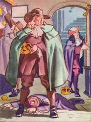 Thomas Blood tentant de voler les joyaux de la couronne de la Tour de Londres en 1671