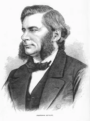 Thomas Henry Huxley, biologiste britannique, vers 1860