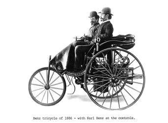 Voiture à trois roues Benz