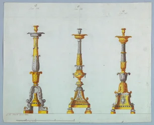 Trois conceptions pour chandeliers