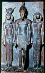 Trois figures égyptiennes, Égypte, 2600 av. J.-C.