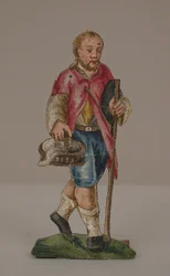 Trois bergers, XVIIIe siècle