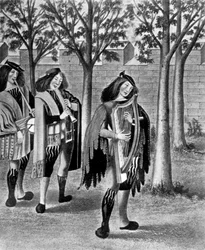 Trois ménestrels, vers 1480, 1910