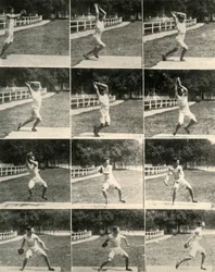 Lancer le disque sans tourner, 1908