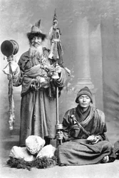 Mendiants tibétains