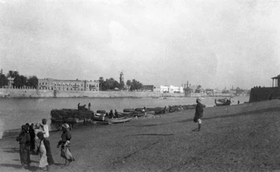 Rivière Tigre, Bagdad, Irak, 1917-1919