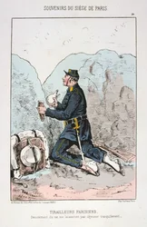 Tirailleurs parisiens, Siège de Paris, 1870-1871