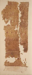 Tiraz avec bandes de guillochis denses, 1100s
