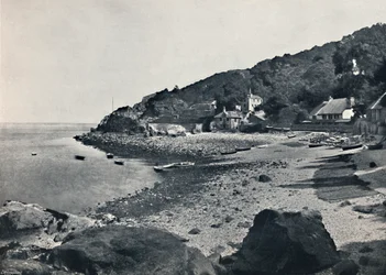 Torquay - La Plage, Babbicombe, 1895