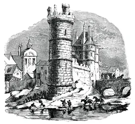 Tour de Nesle, Paris, XVIIe siècle, 1870