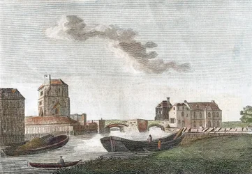 Tour du couvent franciscain, Oxford, 1788