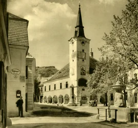 Hôtel de ville, Gumpoldskirchen, Mödling, Basse-Autriche, vers 1935