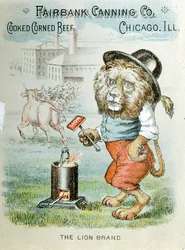 Carte de visite pour la Fairbank Canning Company, Chicago, Illinois, c. 1890