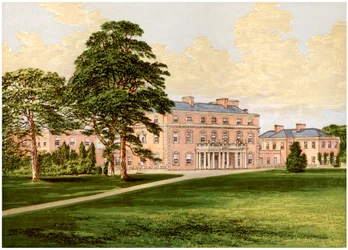 Trafalgar House, Wiltshire, maison du comte Nelson, vers 1880