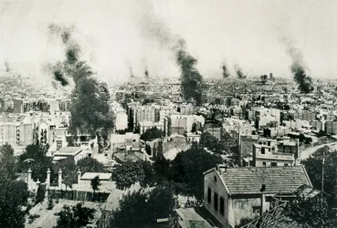 Semaine tragique 1909, Incendie des couvents