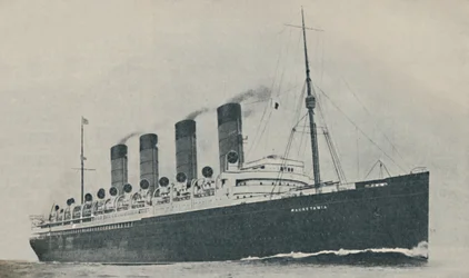 Triomphante pendant vingt ans. Le Mauretania, construit en 1907, vers 1927, 1936
