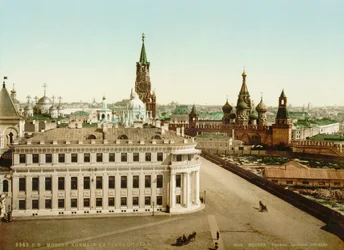 Place du Tsar au Kremlin de Moscou, Russie, 1890s