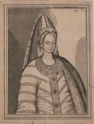 Tsarine Irina Godunova 1557-1603, épouse du tsar Fédor Ier de Russie
