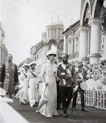 Famille des tsars lors des célébrations du 300e anniversaire de la maison Romanov, Russie, 1913