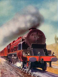 Pacific à turbine appartenant au chemin de fer L.M.S., 1935-36