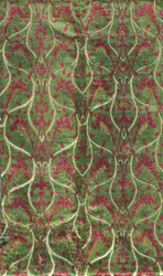 Velours bicolore avec or dans un motif en treillis doublement courbé, 1450-1500