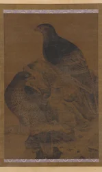 Deux aigles, dynastie Ming, 1368-1644