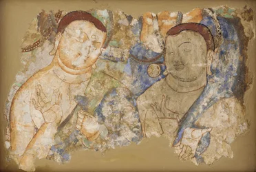 Deux moines conversant, IVe-VIe siècle