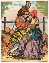 Deux amants, 16ème siècle