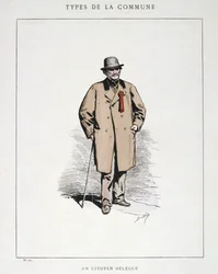 Un citoyen délégué, Commune de Paris, 1871