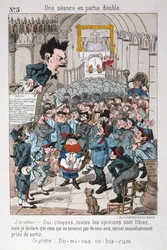 Une Séance en Partie Double, 1871