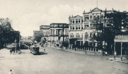 United Services Club, Chowringhee Road, Calcutta, début du 20e siècle