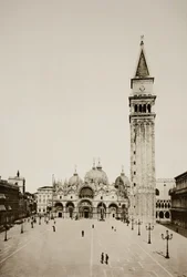 Sans titre 96, vers 1890. [Basilique Saint-Marc et Campanile, Venise]
