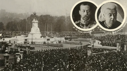 Inauguration du Victoria Memorial, Londres, 16 mai 1911