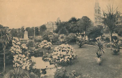 Jardins de plaisir supérieurs au temps des rhododendrons, 1929