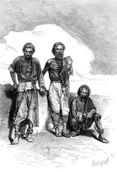 Forçats vagabonds, Chine, vers 1890
