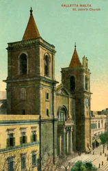 La Valette, Malte - Église Saint-Jean, vers 1918-vers 1939
