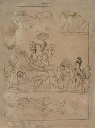 Varaha triomphant, fin 18ème siècle