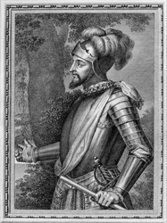 Vasco Núñez de Balboa, 1475-1519, de Retratos de los Españoles ilustres