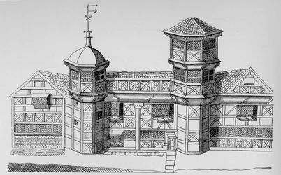 Manoir de Vaux Hall, vers 1813, 1912