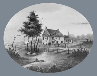 Maison Vechte à Gowannus, Brooklyn, New York, 1865