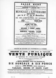 Vente publique, des affiches politiques françaises de la Commune de Paris, mai 1871